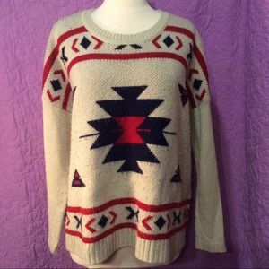 Forever 21 women's Aztec oversized sweater. Size S